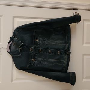 Lee jean jacket womans xl